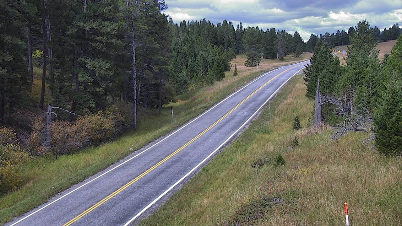 Bridger Canyon - North Roadway Elev 6090 road camera