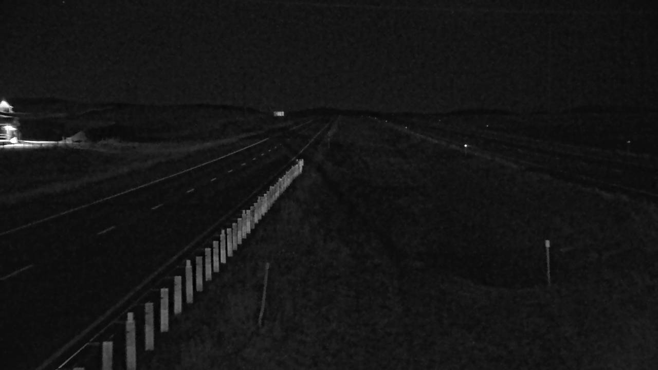 I-90 & Three Forks traffic camera, view west, Wheatland, Montana