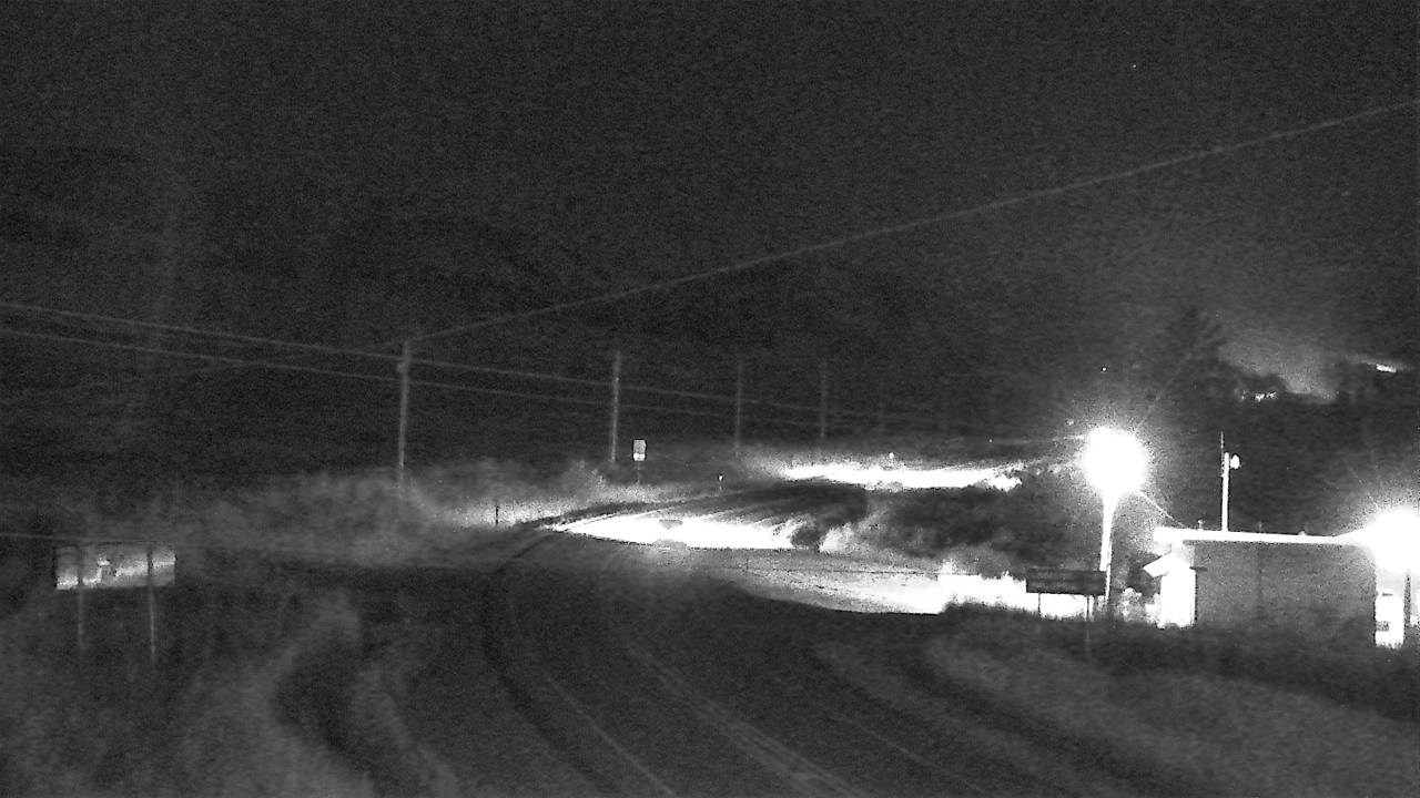 US-93 & Elmo traffic camera, view north, Elmo